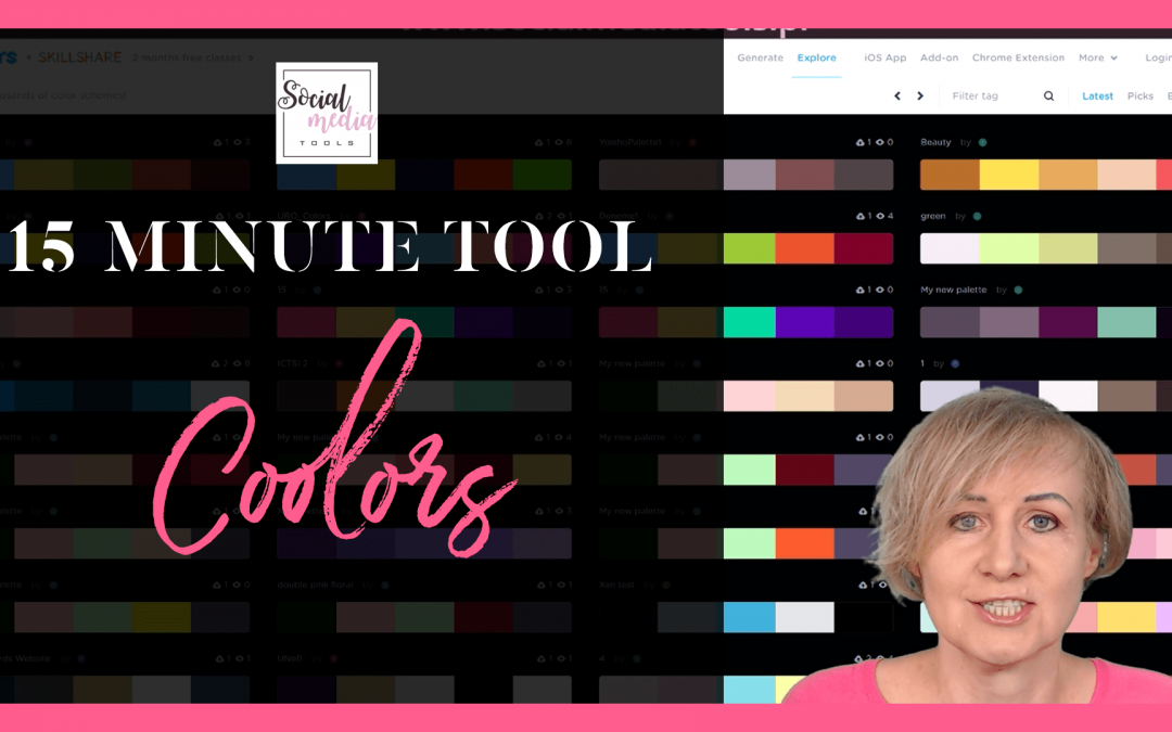 Coolors – jak tworzyć piękne palety kolorystyczne za darmo