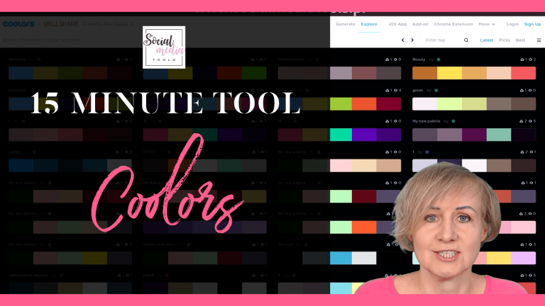 Coolors - jak tworzyć piękne palety kolorystyczne za darmo